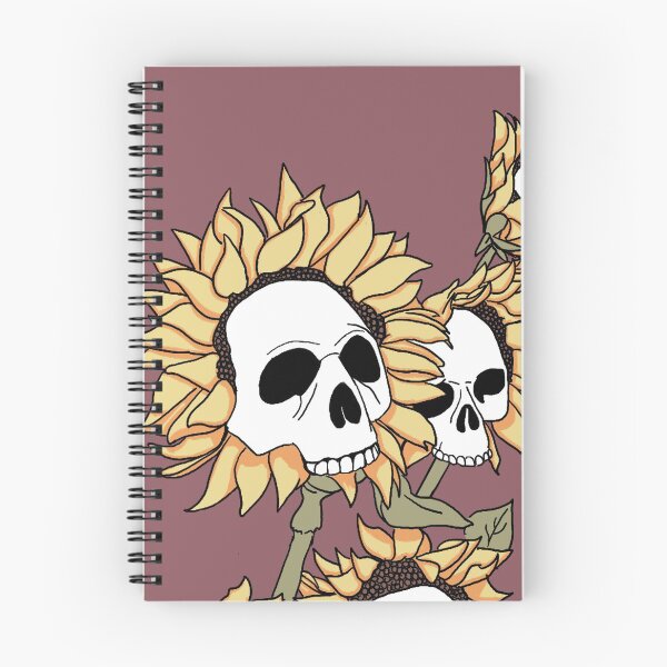 Item preview, Sunflower Skulls designed and sold by BlueRubyStudios.