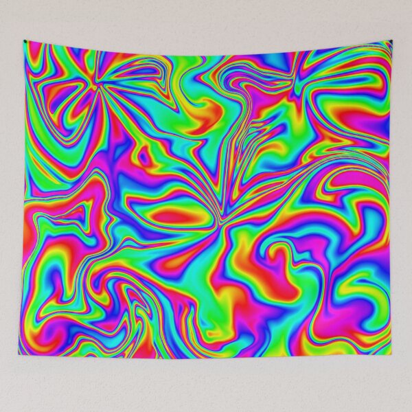 Item preview, Psychedelic Rainbow Marbleized Pattern  designed and sold by Deborah Camp.