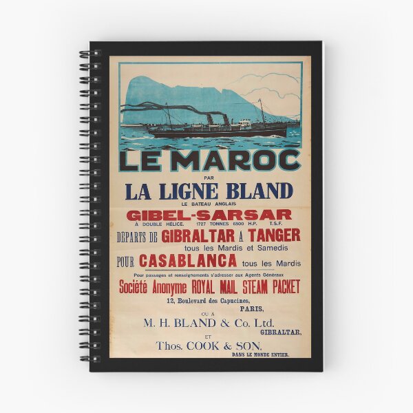 Aperçu de l'œuvre Le Maroc poster retro créée et vendue par CorasPosters.