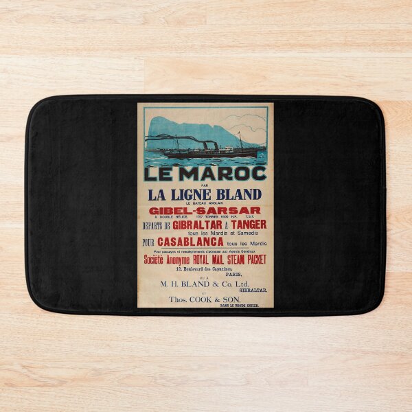 Item preview, Le Maroc retro poster designed and sold by CorasPosters.