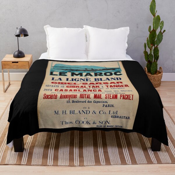 Item preview, Le Maroc retro poster designed and sold by CorasPosters.