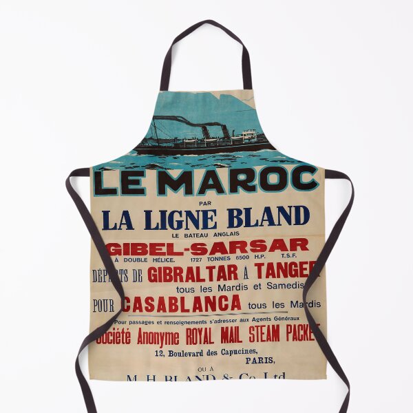 Item preview, Le Maroc retro poster designed and sold by CorasPosters.
