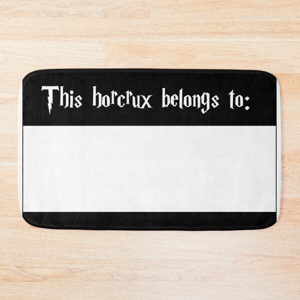 Item preview, This horcrux belongs to - tag -black designed and sold by Just  Names.