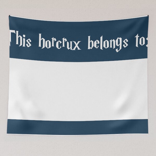 Item preview, This horcrux belongs to - Label- label- Blue- blue designed and sold by Just  Names.