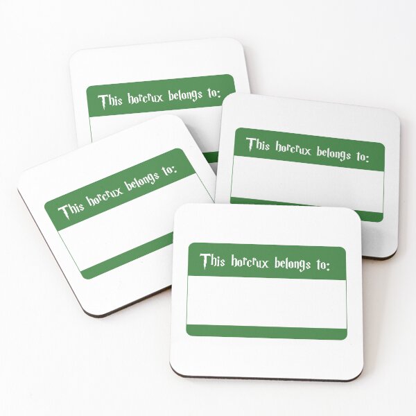 Item preview, This horcrux belongs to - Label / label- Green / Verde designed and sold by Just  Names.