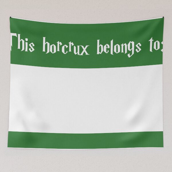 Item preview, This horcrux belongs to - Label / label- Green / Verde designed and sold by Just  Names.