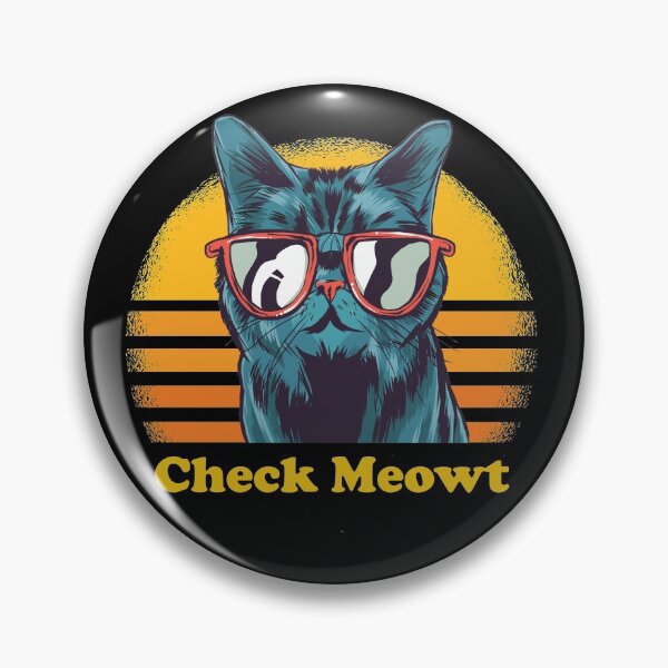 Item preview, Check Meowt - Black Cat & Sunglasses designed and sold by HeatherPore.