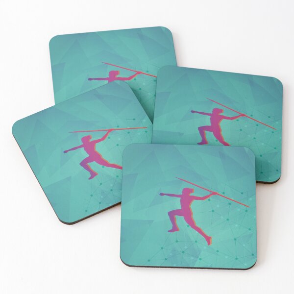 Item preview, Javelin Spear Sport Background Girl Practicing Sport Athlete designed and sold by noirty.