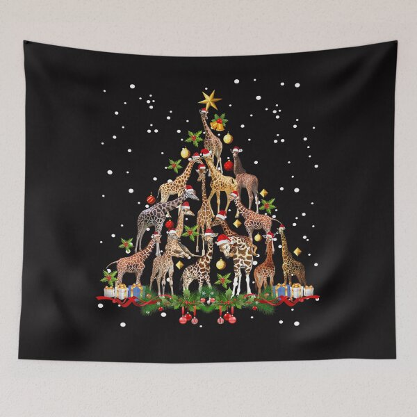 Item preview, Funny Giraffe Christmas Tree Ornament Decor designed and sold by JenniferHorn.