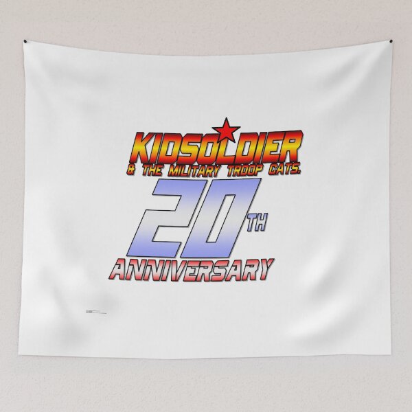 Item preview, Kid Soldier 20th Anniversary Logo designed and sold by TakeshiMedia.