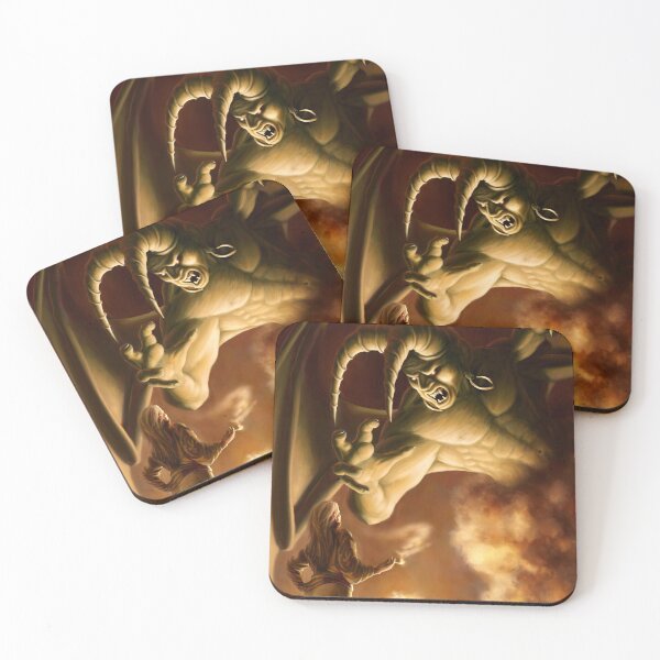 Item preview, Staring Down Ifrit | Jinn the Demon Genie designed and sold by Andrew Gaia.