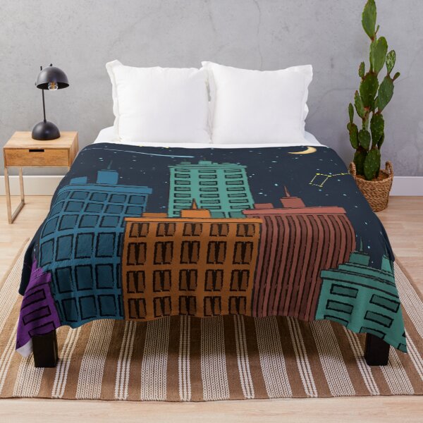 Item preview, noche del horizonte de la ciudad designed and sold by getyourvibeon.