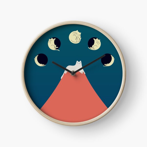 Cat Landscape 88 Clock
