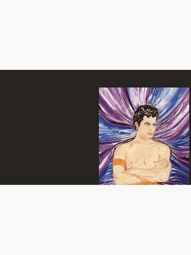 Tony in purple satin swirl by DecodentArt