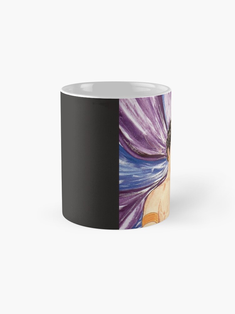 Alternate view of Tony in purple satin swirl Mug