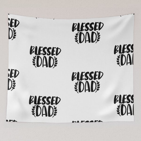 Item preview, blessed dad designed and sold by O3Prints.
