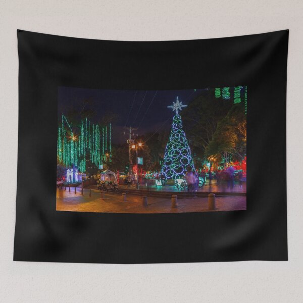 Item preview, Christmass Tree - LED Lights On Plaza Usaquen designed and sold by Mano Chandra Dhas.
