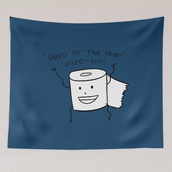 Item preview, Hero Of The Year Toilet Paper designed and sold by Yeaha.