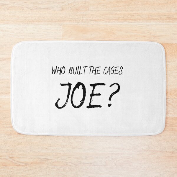 Item preview, Who Built The Cages, Joe? designed and sold by AnimaLovers.