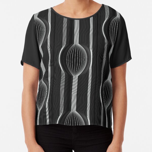 Almost Vasarely Chiffon Top