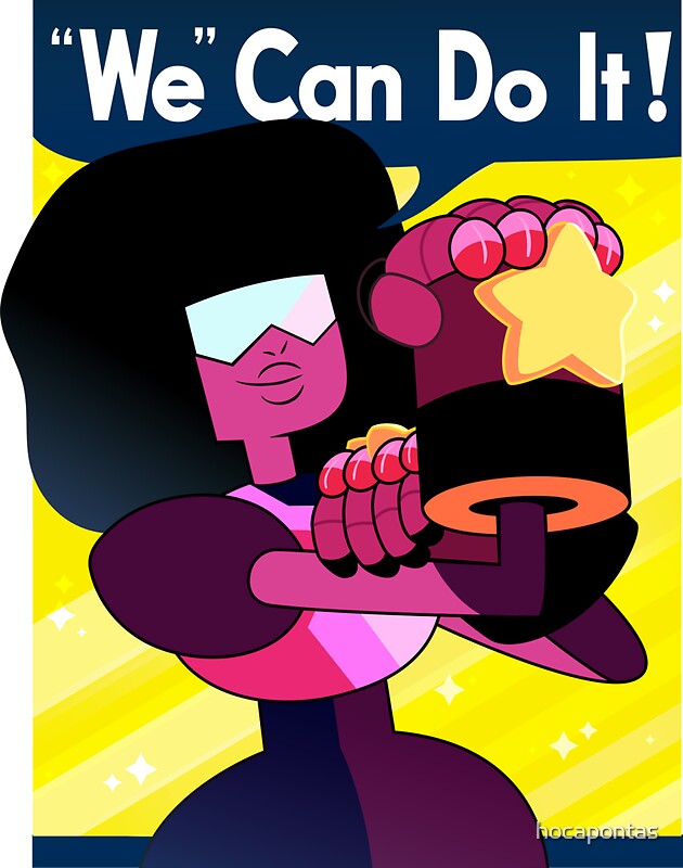 We Can Do It Garnet Steven Universe Poster Stickers By 0228