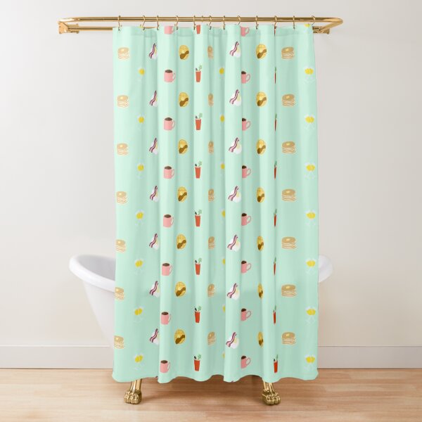 Brunch and Crunch Shower Curtain