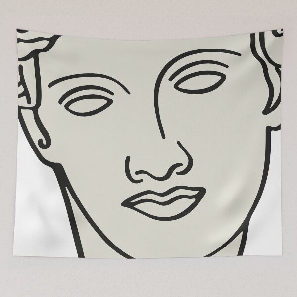 Item preview, Female Statue Bust designed and sold by MINES STICKERS.