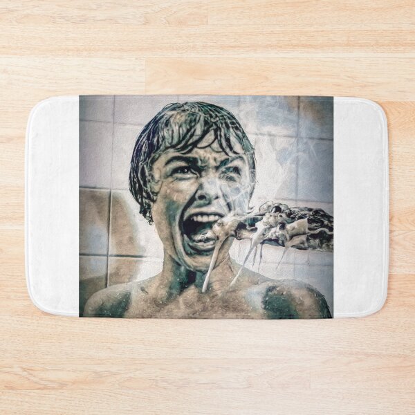 Item preview,  Psycho Janet Lee Eating Hot Pizza In The Shower designed and sold by AlanPhotoArt.