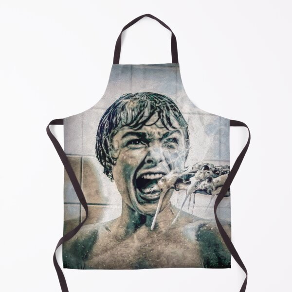 Item preview, Psycho Janet Lee Eating Hot Pizza In The Shower designed and sold by AlanPhotoArt.