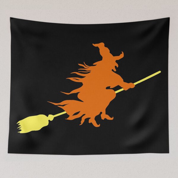Item preview, Halloween witch flying designed and sold by antonioma.