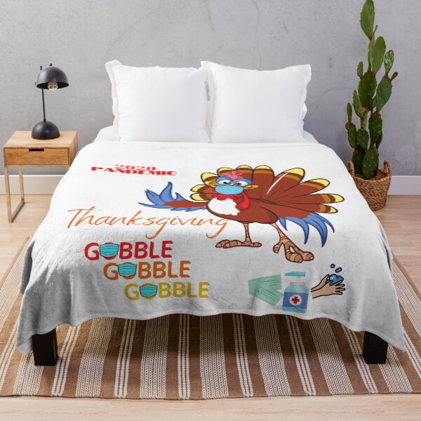 Item preview, Quarantine 2020 Thanksgiving, Gobble gobble gobble mask, Thanksgiving Shirt, Funny Thanksgiving Shirt, Gobble gobble mask, Gift for Thanksgiving, Gooble Gobble gobble pillow, designed and sold by prteacool.