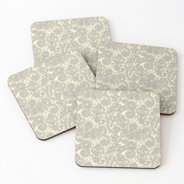 Item preview, Floral Eastern Pattern, Brown & Cream  designed and sold by Creative 1111.