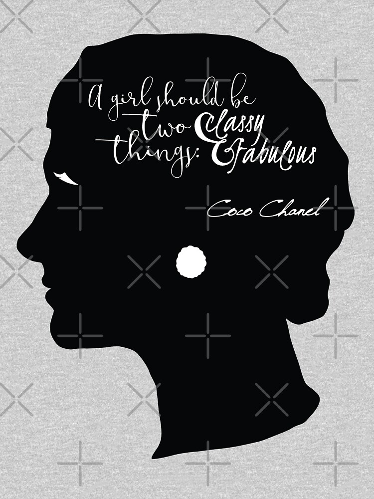 Coco Chanel Classy and Fabulous Girl Side Profile by StellarTatter