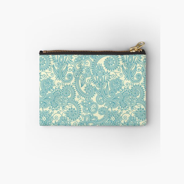 Item preview, Floral Eastern Pattern, Blue & Cream designed and sold by Creative 1111.