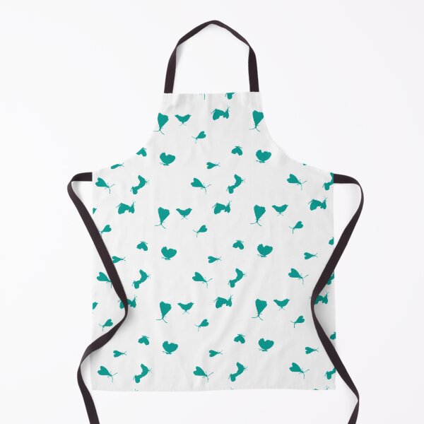 Item preview, Winged Things - Turquoise on White designed and sold by blackheart creations.