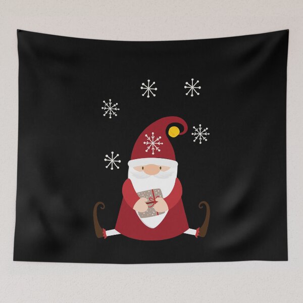 Item preview, Gnome Christmas Little Cute Red Snow Falling Gnome designed and sold by MiscelChr.