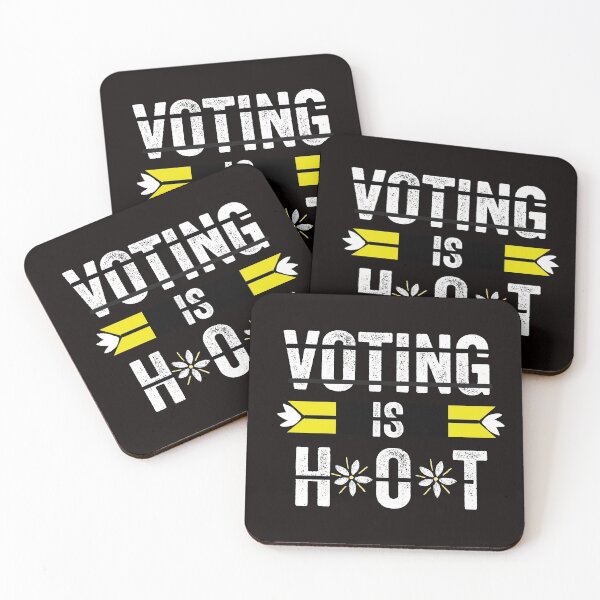 Item preview, VOTING IS HOT designed and sold by Hussain Shirts.