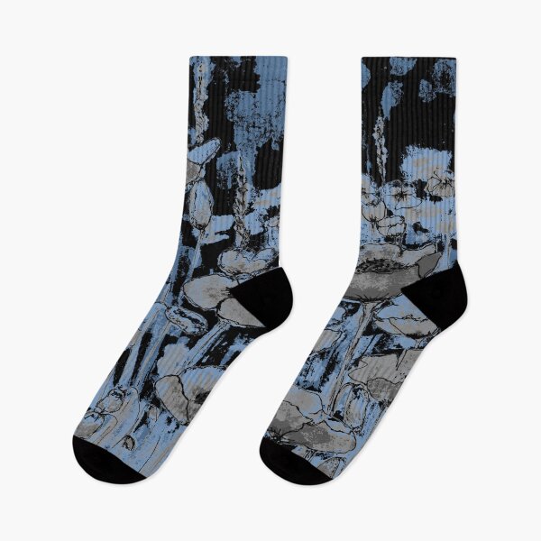 Item preview, Abstract blue poppy fields design. designed and sold by LaBellCreative.