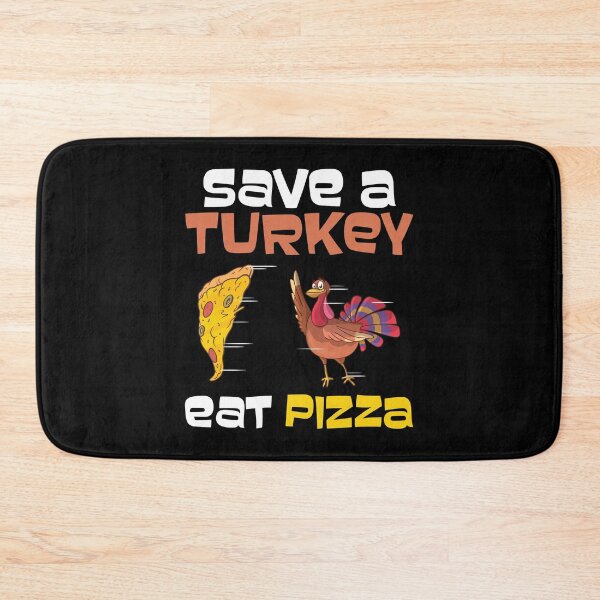 Item preview, Thanksgiving Save A Turkey Eat Pizza Funny Fall Gift designed and sold by haselshirt.