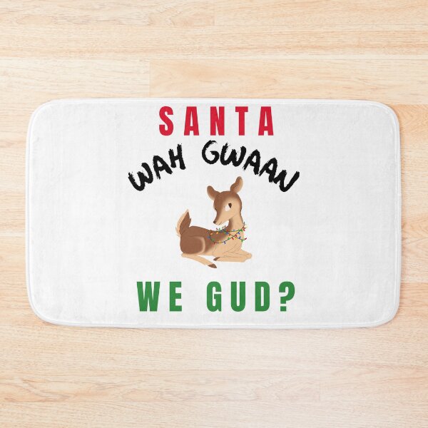 Item preview, Wah Gwaan Santa, Funny Jamaican Christmas designed and sold by Spiritualish.