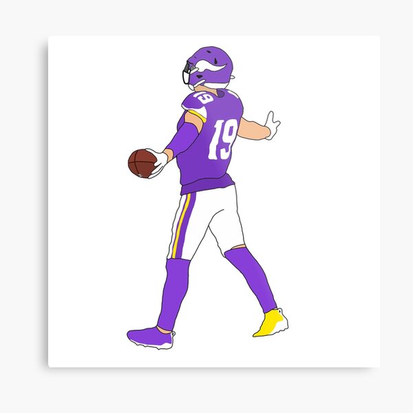 Adam Thielen First Down Minnesota Vikings, an art print by