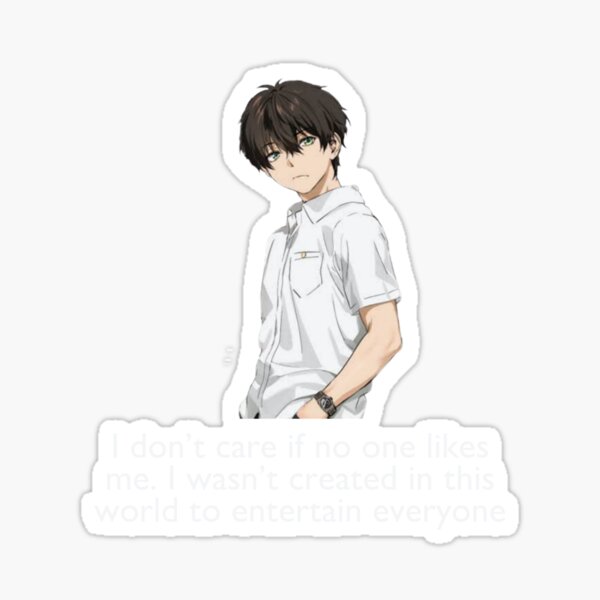 Houtarou Oreki,Hyouka Sticker for Sale by HazaziVIP