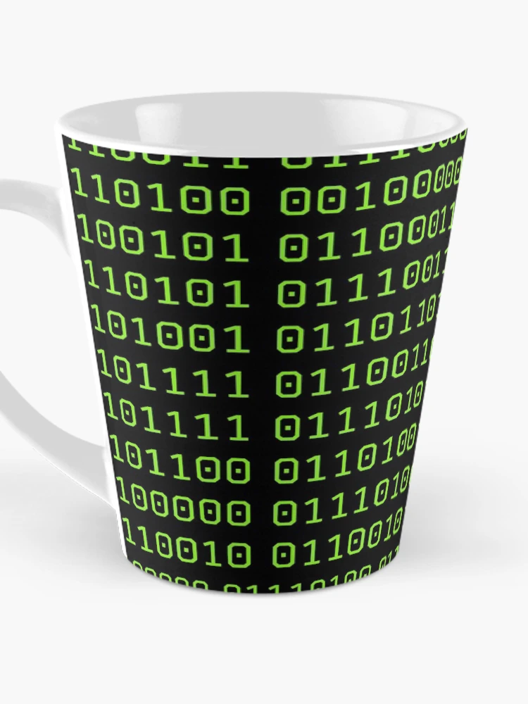 Thumbnail 3 of 4, Coffee Mug, High tech binary code designed and sold by SparkleJimmy.