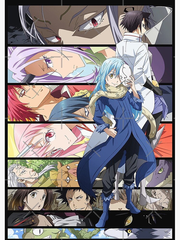 Tensei Shitara Slime Datta Ken Season 2 Release Date "Tensei shitara Slime Datta Ken Season 2 " Poster by elbatel | Redbubble