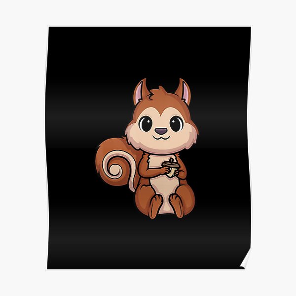 Anime Squirrel Posters for Sale | Redbubble