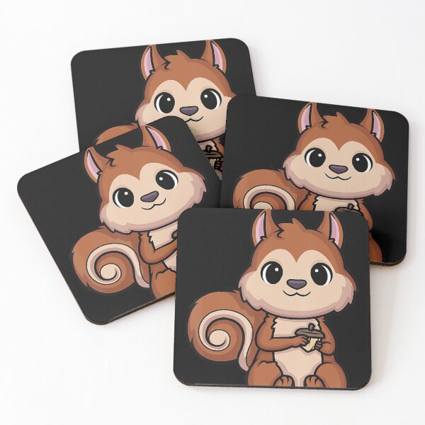 Item preview, Chibi Kawaii Squirrel Anime Tee Japanese Funny Gift T-Shirt designed and sold by GrahamWalsh.