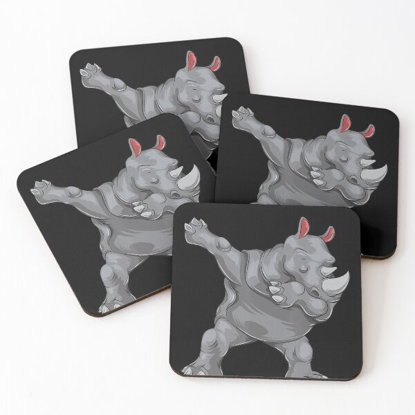 Item preview, Dabbing Rhino Shirt  Wildlife Extinct Species Comical Gift designed and sold by CharlieWarren.