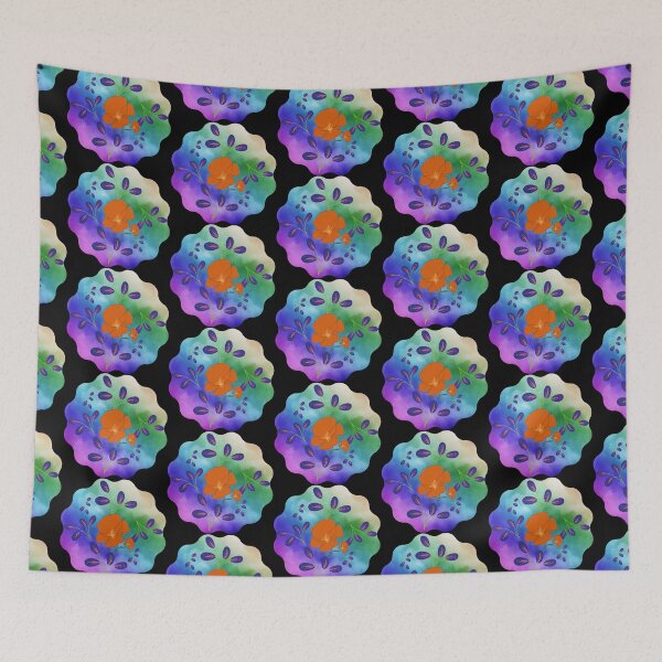 Item preview, Watercolor Bright Leaves Floating Colors Abstract designed and sold by Drnksuzys.