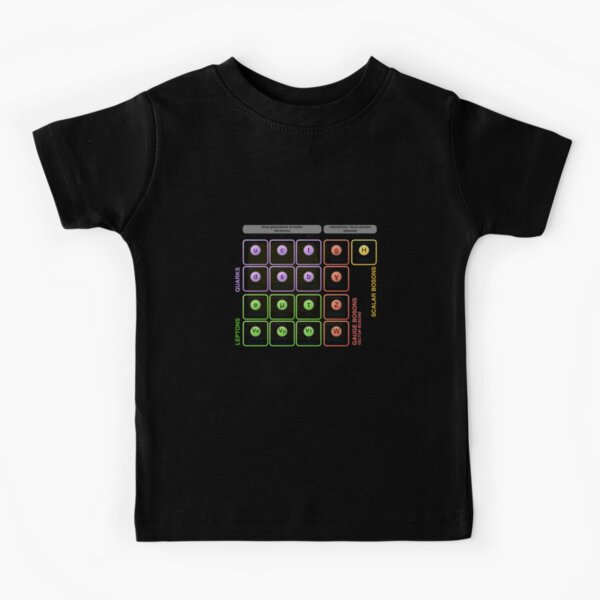 Physics - Standard Model of Elementary Particles - Physicist Kids T-Shirt
