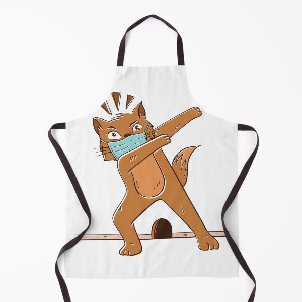 Item preview, Cat Dabbing Face Mask Design designed and sold by Mehul Shingala.